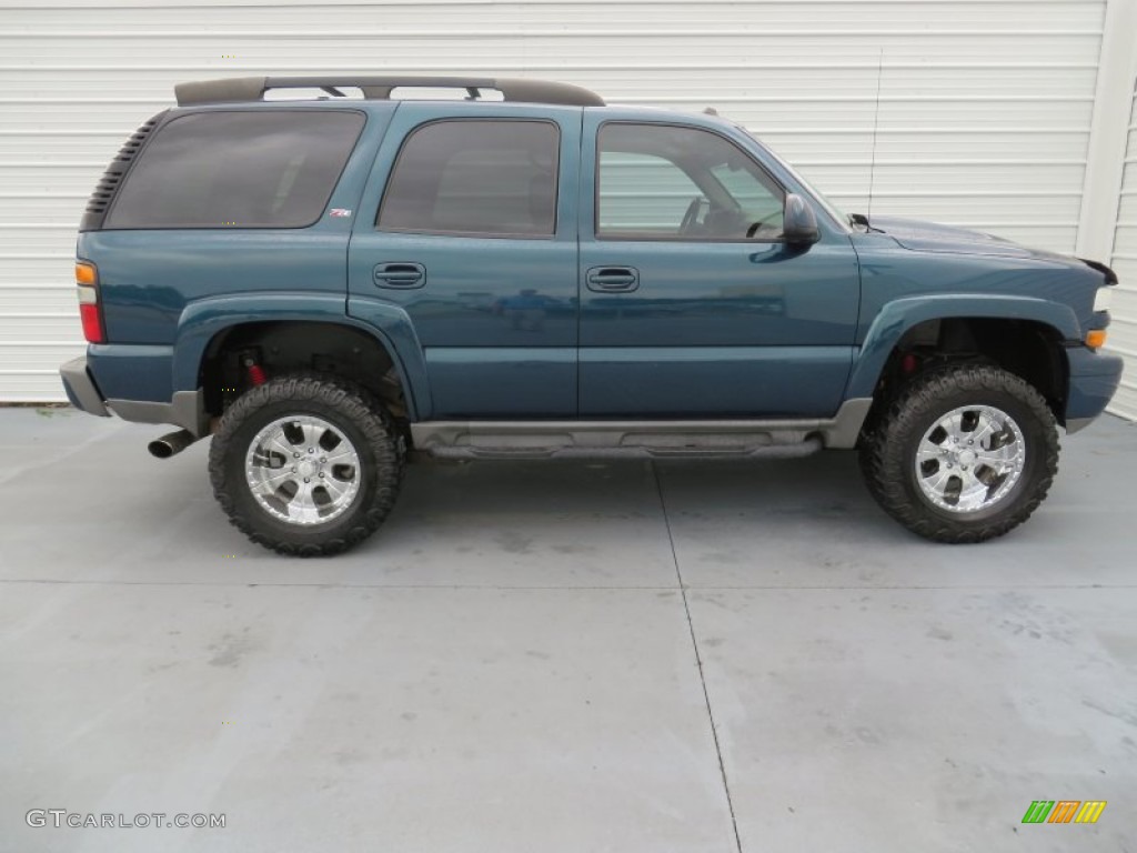2005 Tahoe Z71 4x4 - Bermuda Blue Metallic / Gray/Dark Charcoal photo #3