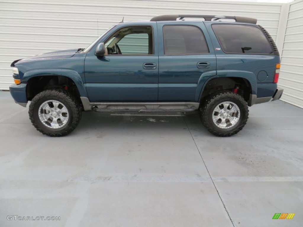 2005 Tahoe Z71 4x4 - Bermuda Blue Metallic / Gray/Dark Charcoal photo #6