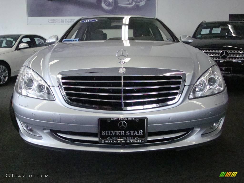 2007 S 550 Sedan - Iridium Silver Metallic / Grey/Dark Grey photo #2