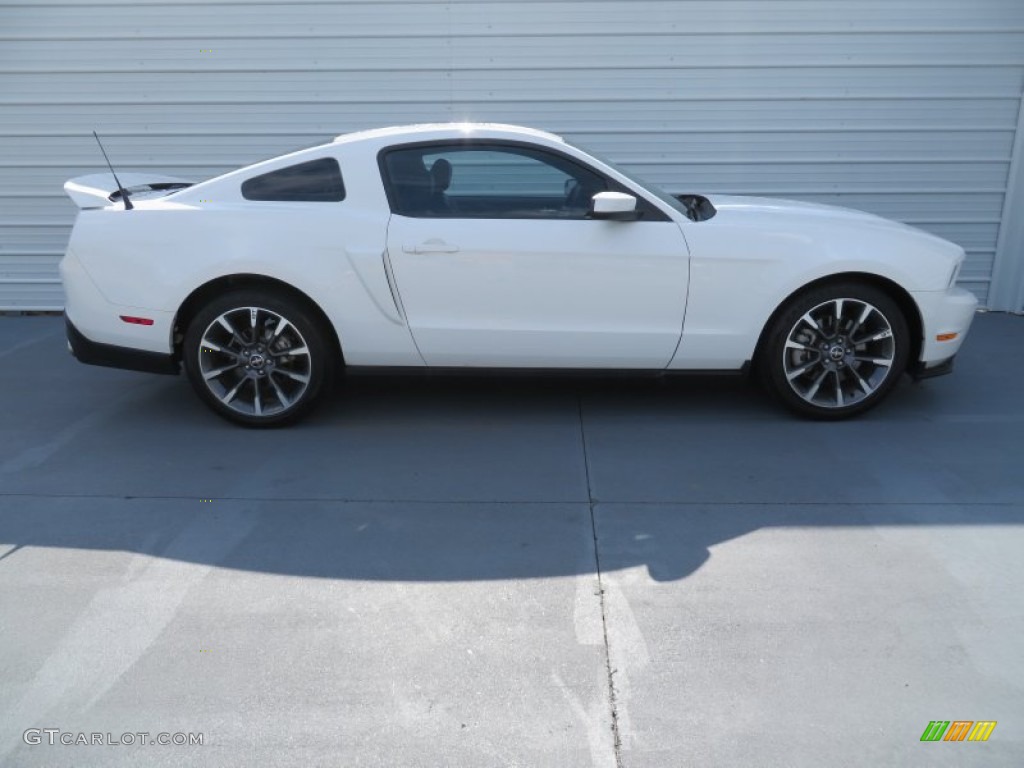 2011 Mustang GT Premium Coupe - Performance White / Charcoal Black photo #3