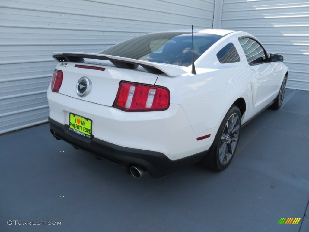 2011 Mustang GT Premium Coupe - Performance White / Charcoal Black photo #4