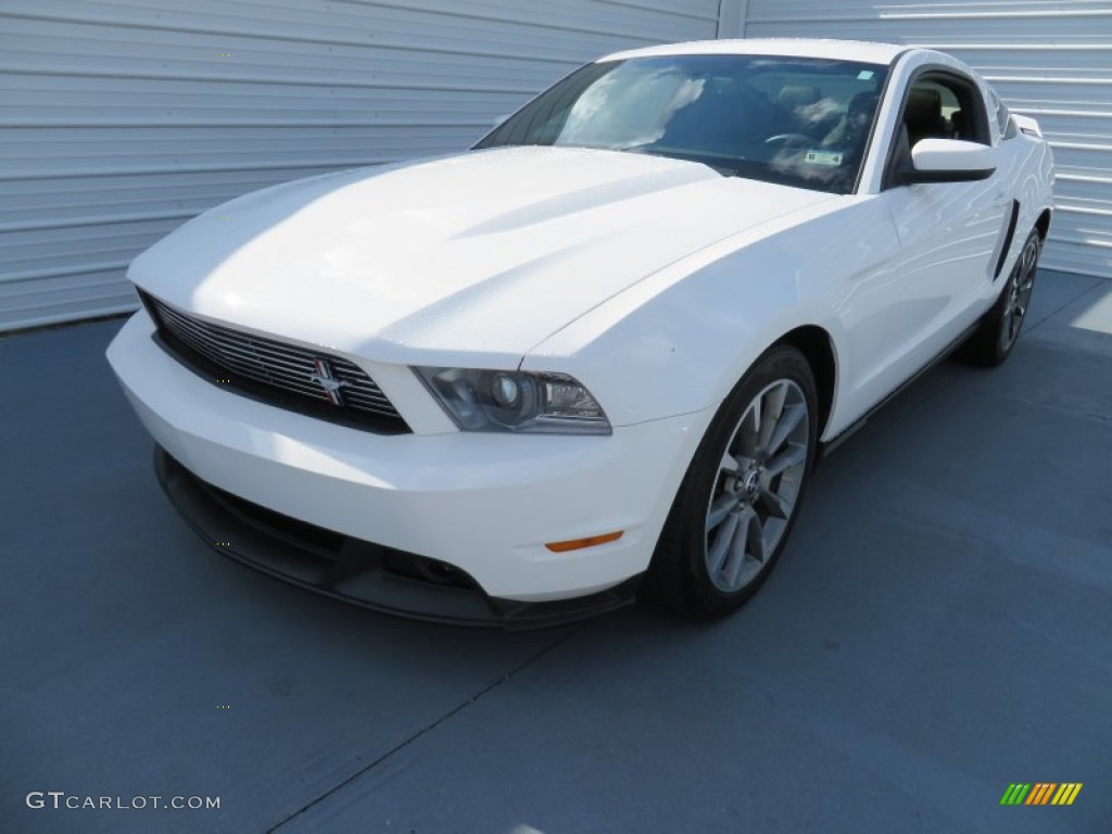2011 Mustang GT Premium Coupe - Performance White / Charcoal Black photo #7