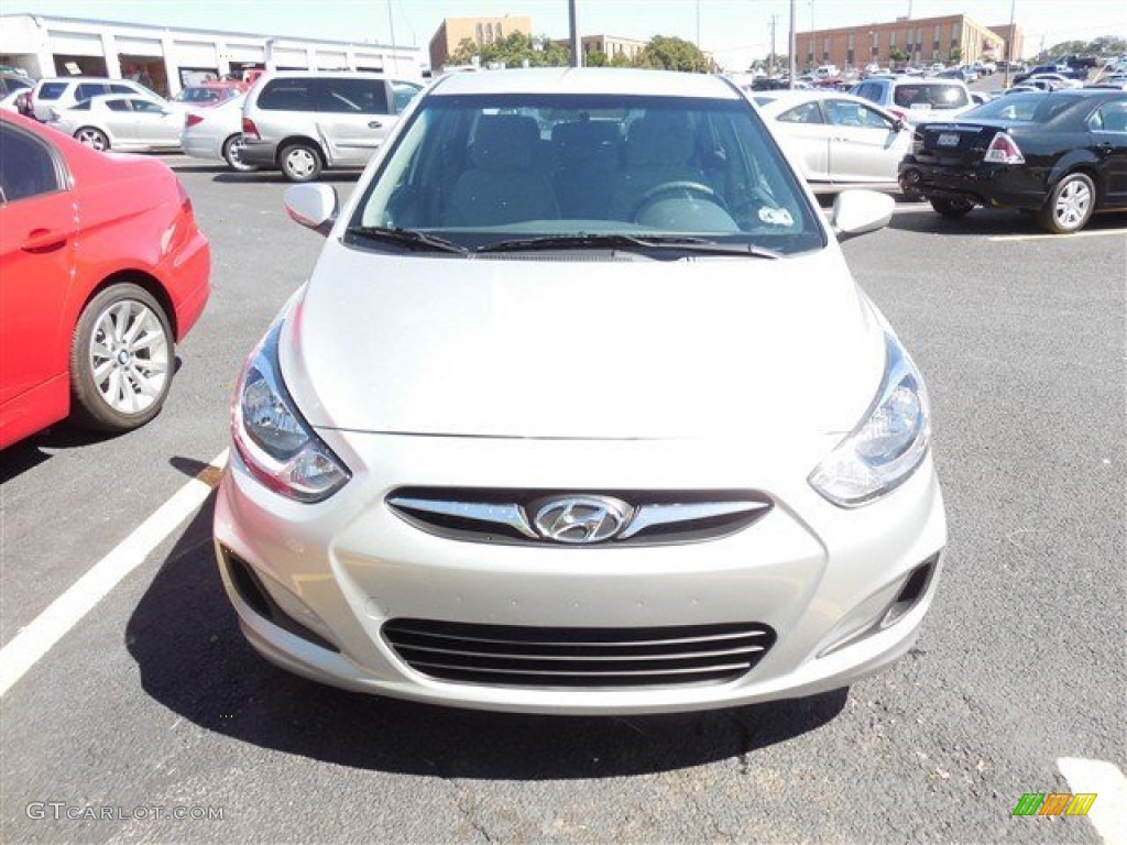2012 Accent GLS 4 Door - Ironman Silver / Gray photo #2