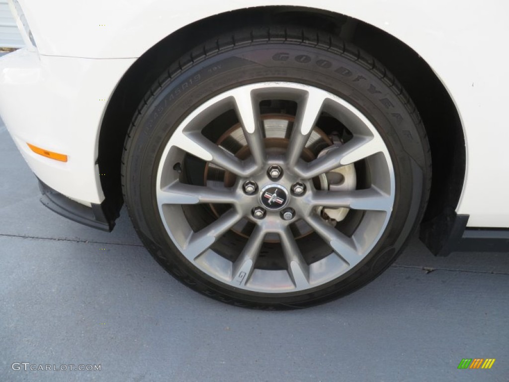 2011 Mustang GT Premium Coupe - Performance White / Charcoal Black photo #11