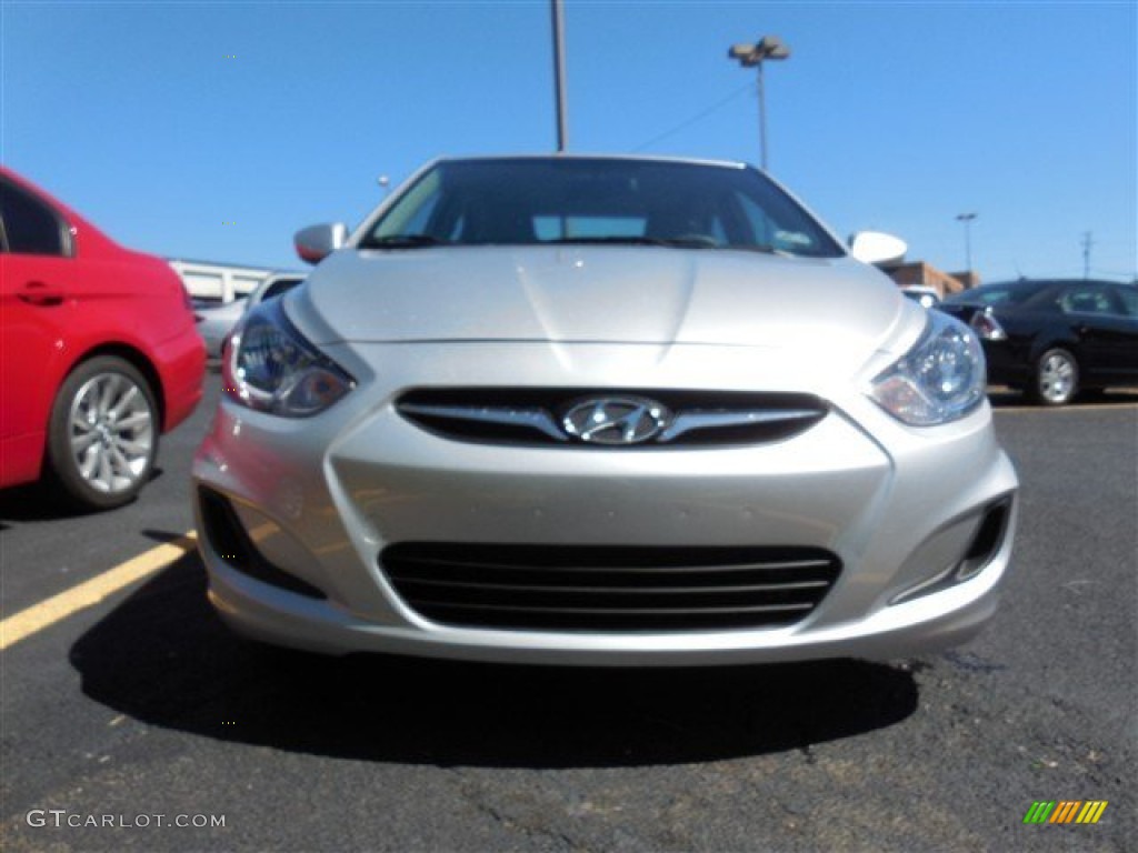 2012 Accent GLS 4 Door - Ironman Silver / Gray photo #3