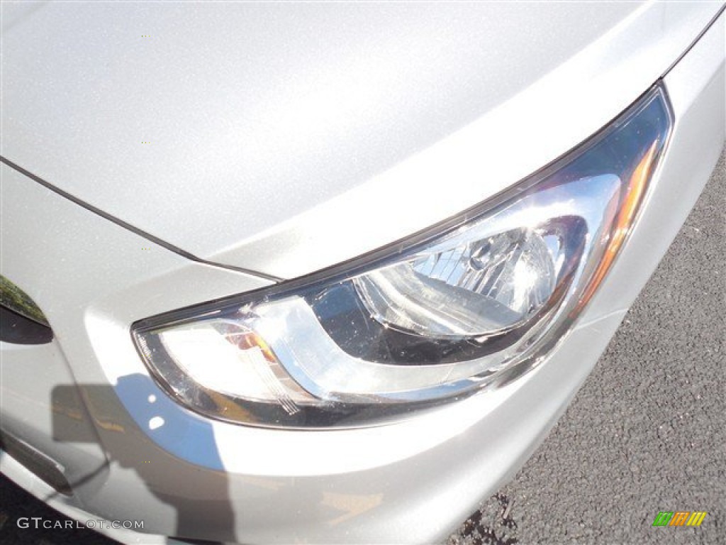 2012 Accent GLS 4 Door - Ironman Silver / Gray photo #4