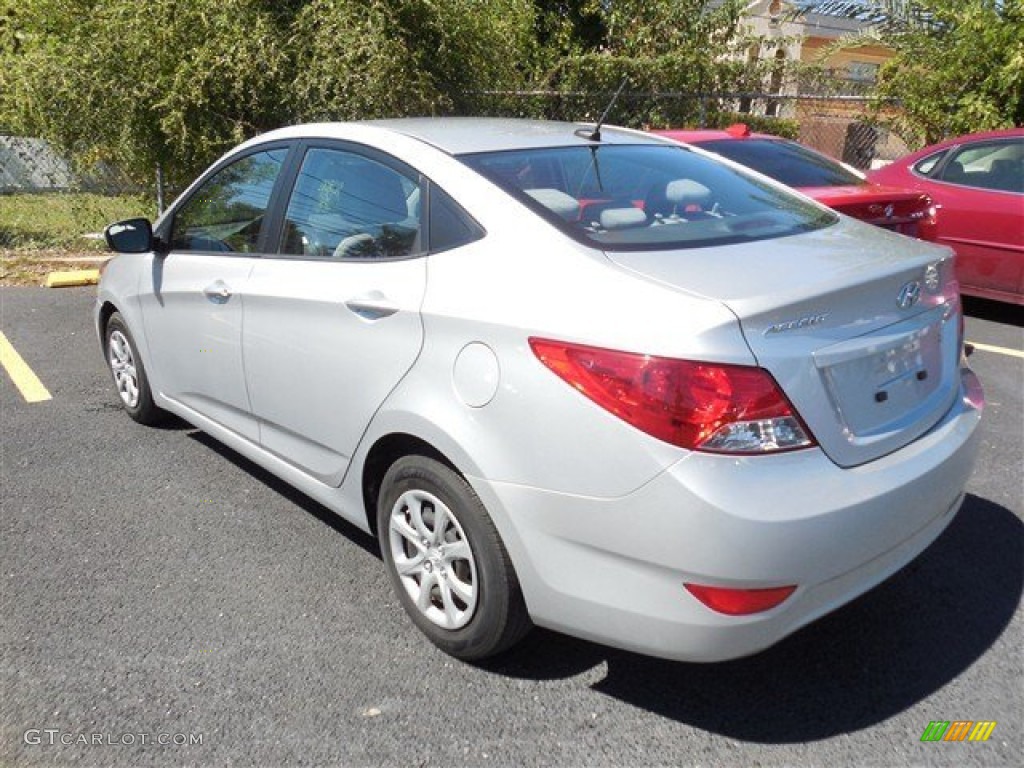 2012 Accent GLS 4 Door - Ironman Silver / Gray photo #7