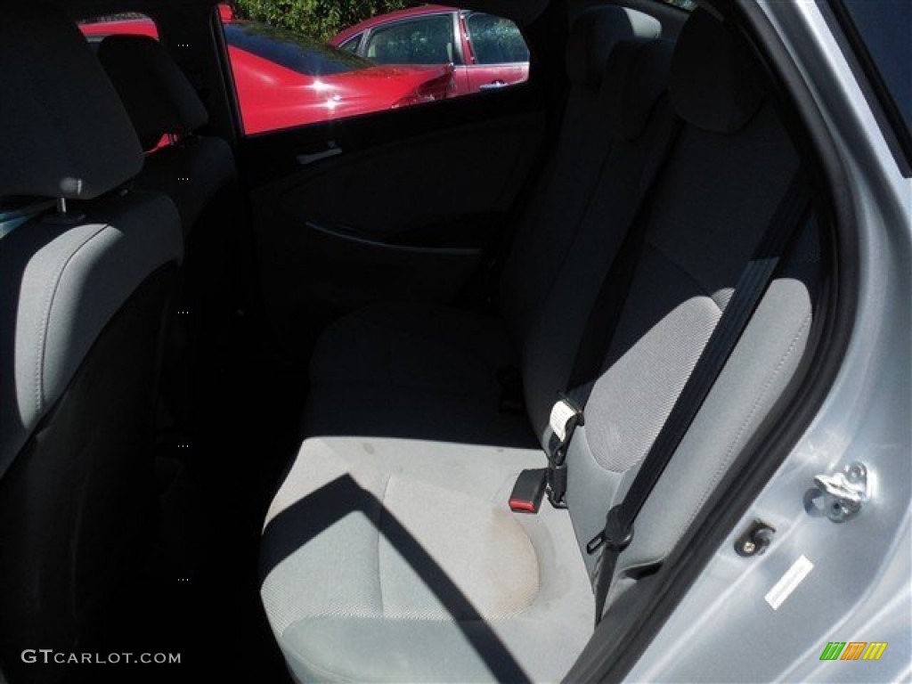 2012 Accent GLS 4 Door - Ironman Silver / Gray photo #14