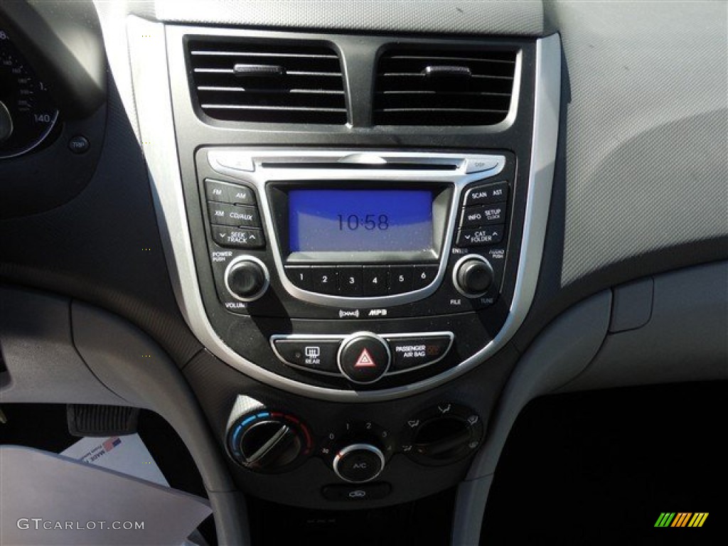 2012 Accent GLS 4 Door - Ironman Silver / Gray photo #19