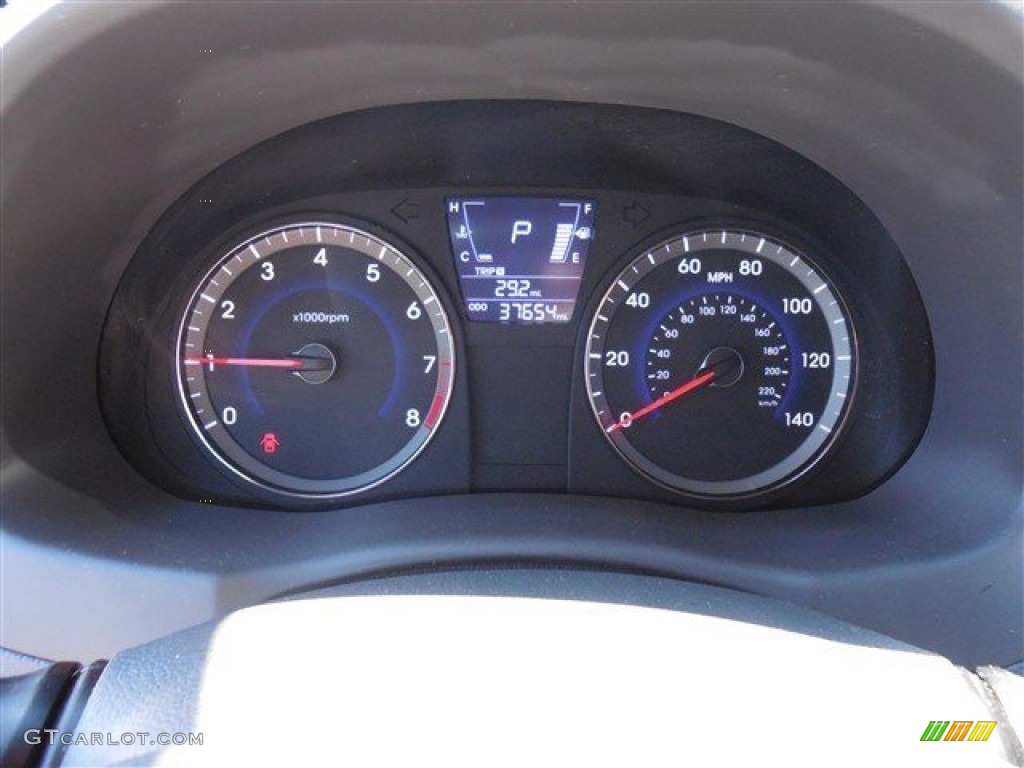 2012 Accent GLS 4 Door - Ironman Silver / Gray photo #22