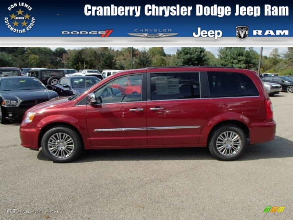 2014 Town & Country Touring-L - Deep Cherry Red Crystal Pearl / Dark Frost Beige/Medium Frost Beige photo #1