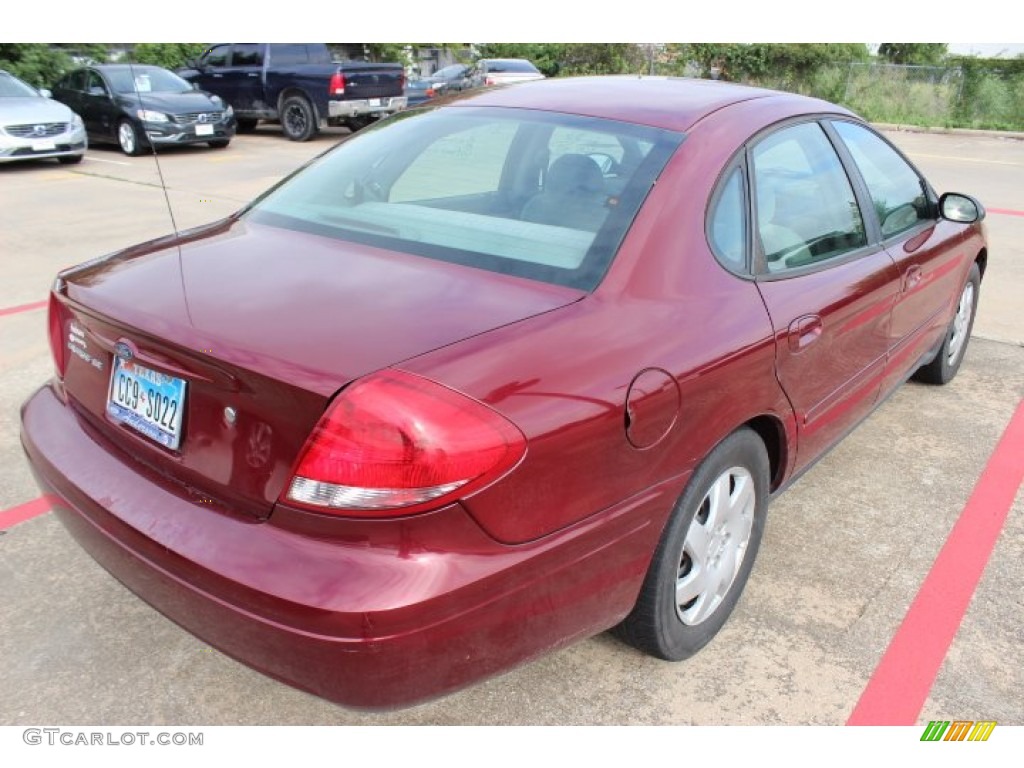 2006 Taurus SE - Merlot Metallic / Medium/Dark Flint Grey photo #7