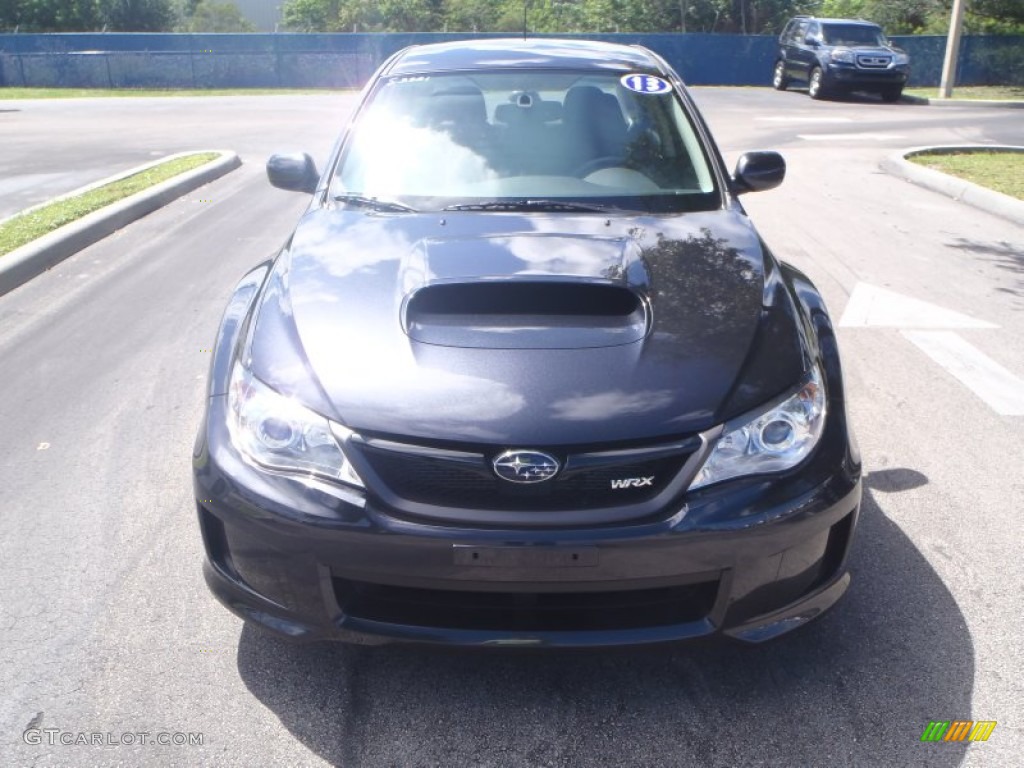 2013 Impreza WRX 4 Door - Dark Gray Metallic / WRX Carbon Black photo #2