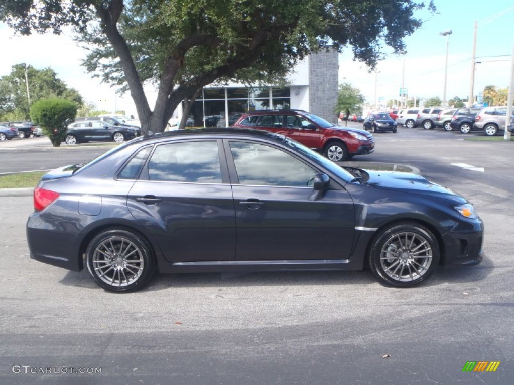 2013 Impreza WRX 4 Door - Dark Gray Metallic / WRX Carbon Black photo #7