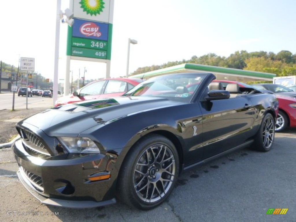 2011 Mustang Shelby GT500 SVT Performance Package Convertible - Ebony Black / Charcoal Black/Black photo #1