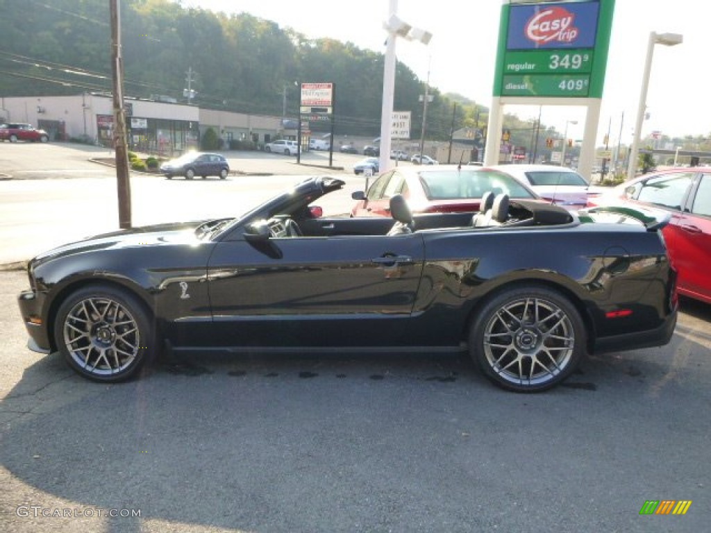 2011 Mustang Shelby GT500 SVT Performance Package Convertible - Ebony Black / Charcoal Black/Black photo #2