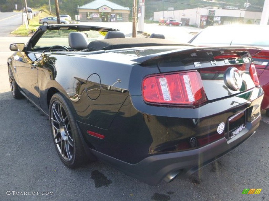2011 Mustang Shelby GT500 SVT Performance Package Convertible - Ebony Black / Charcoal Black/Black photo #3