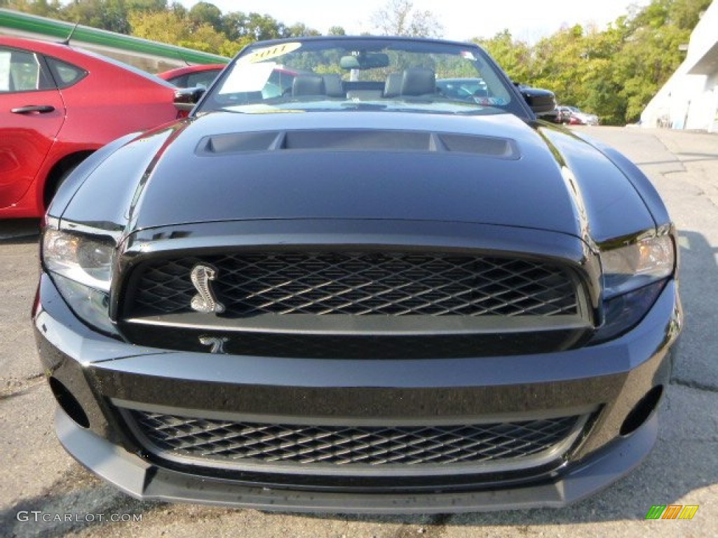 2011 Mustang Shelby GT500 SVT Performance Package Convertible - Ebony Black / Charcoal Black/Black photo #4