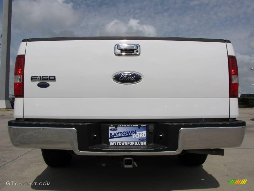 2006 F150 XLT SuperCrew - Oxford White / Tan photo #4
