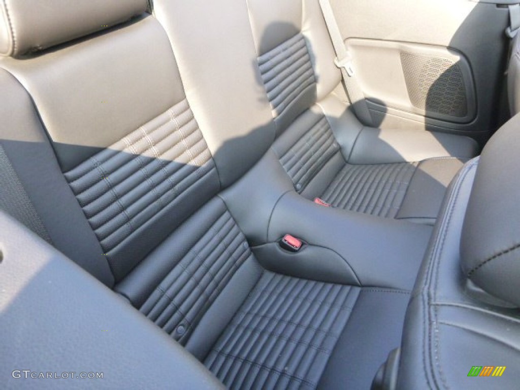 2011 Ford Mustang Shelby GT500 SVT Performance Package Convertible Rear Seat Photo #86317260