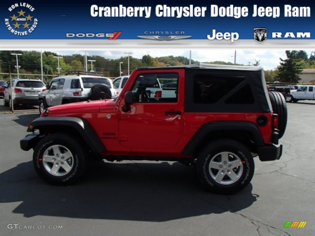 2014 Wrangler Sport 4x4 - Flame Red / Black photo #1