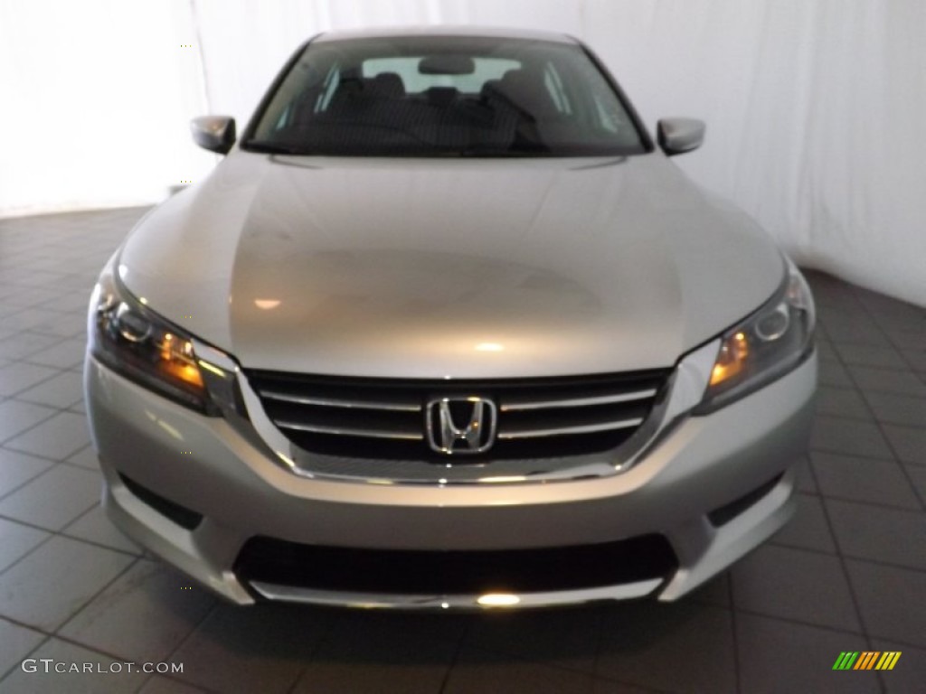 2014 Accord LX Sedan - Alabaster Silver Metallic / Black photo #2
