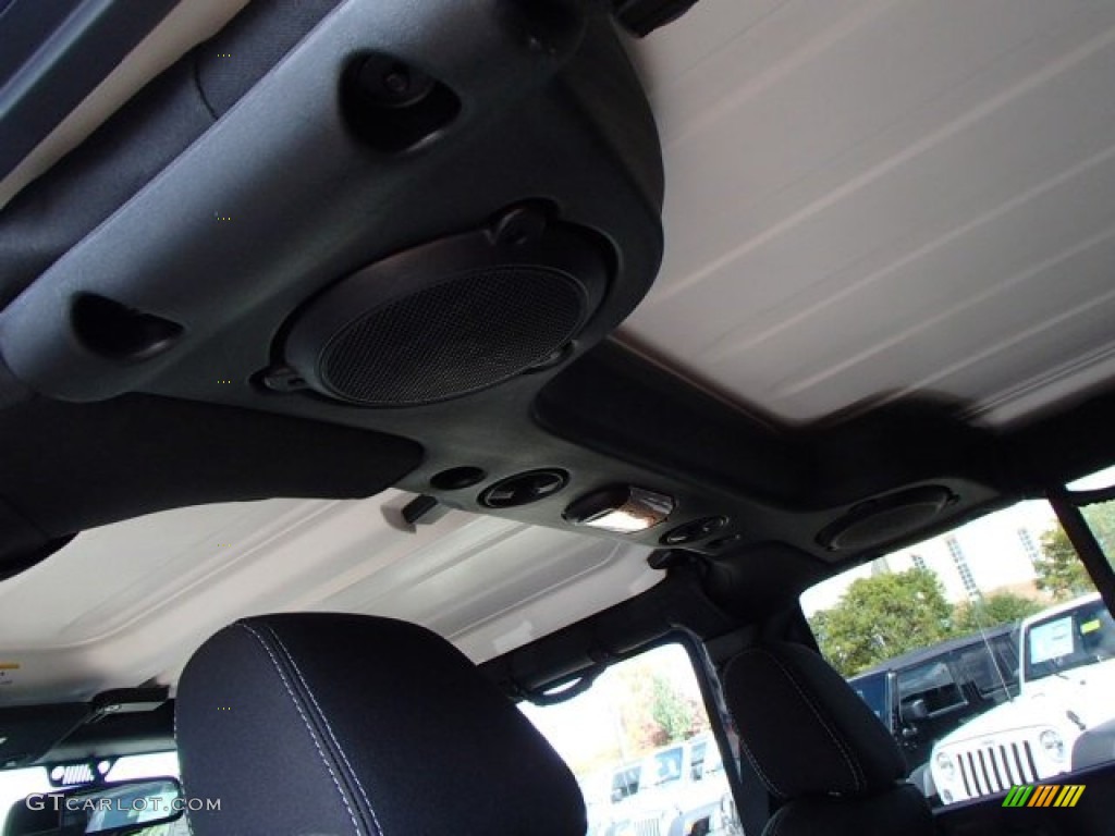 2014 Wrangler Unlimited Rubicon 4x4 - Anvil / Black photo #14