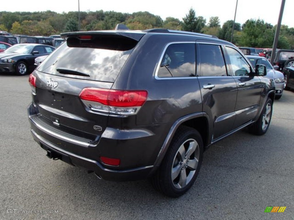 2014 Grand Cherokee Overland 4x4 - Granite Crystal Metallic / Overland Nepal Jeep Brown Light Frost photo #6