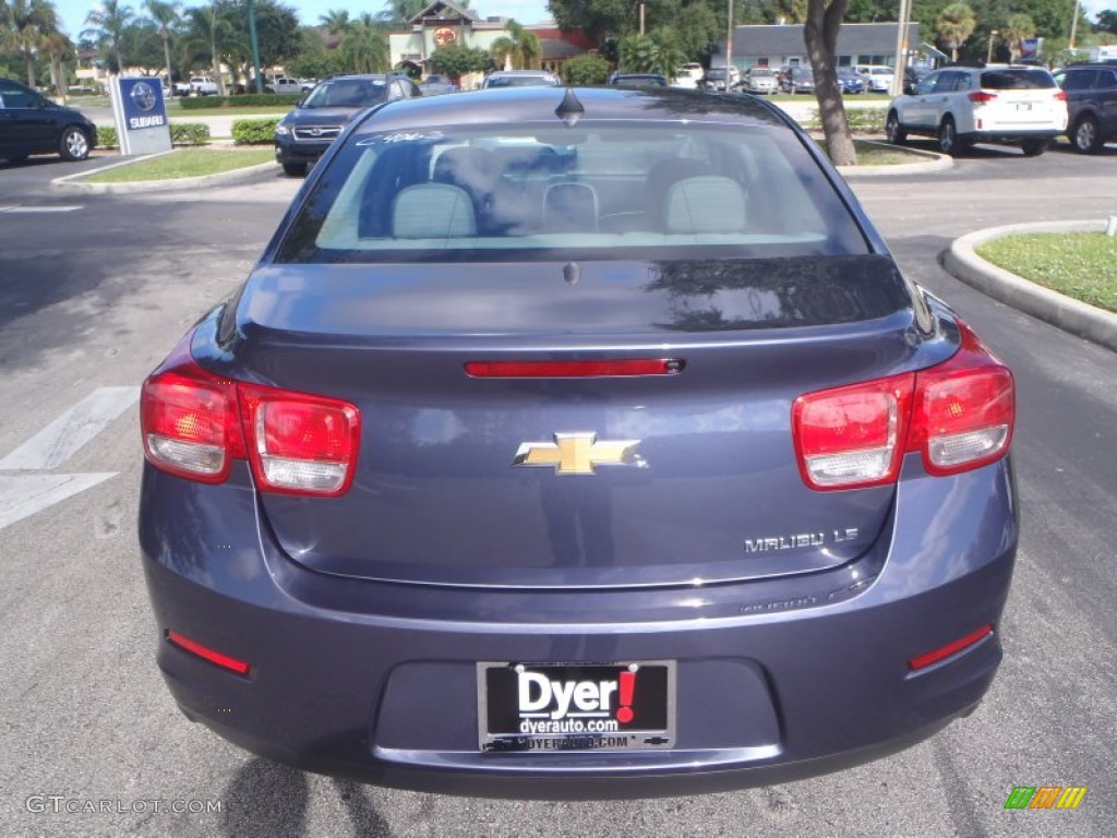2014 Malibu LS - Atlantis Blue Metallic / Jet Black/Titanium photo #4