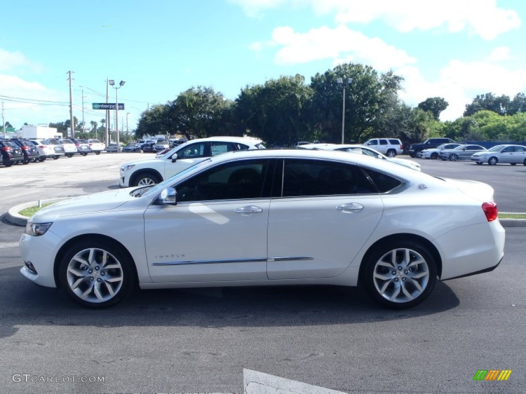2014 Impala LTZ - White Diamond Tricoat / Jet Black photo #3