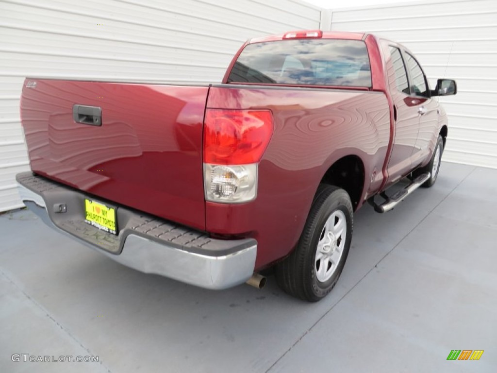 2008 Tundra Double Cab - Salsa Red Pearl / Beige photo #4