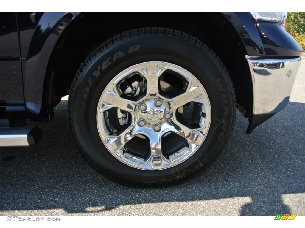 2014 1500 Laramie Crew Cab 4x4 - True Blue Pearl Coat / Canyon Brown/Light Frost Beige photo #21