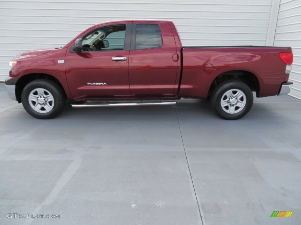 2008 Tundra Double Cab - Salsa Red Pearl / Beige photo #21