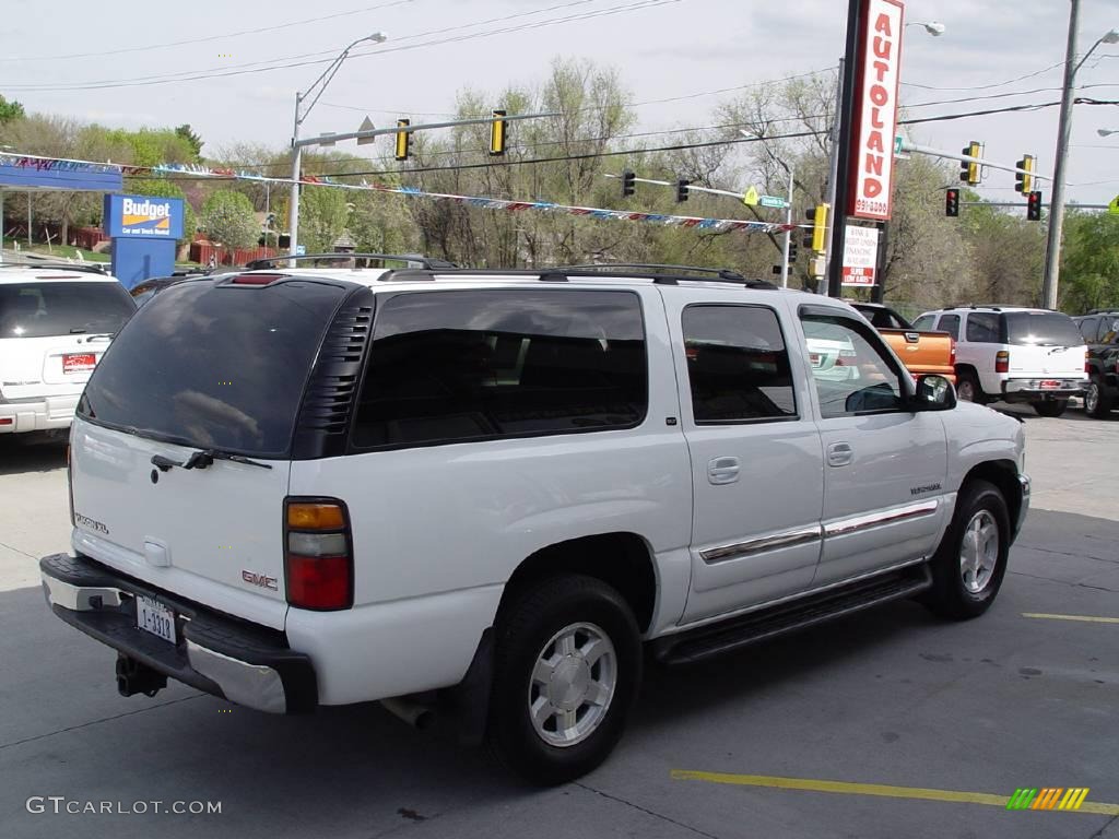 2004 Yukon XL 1500 SLT 4x4 - Summit White / Neutral/Shale photo #5