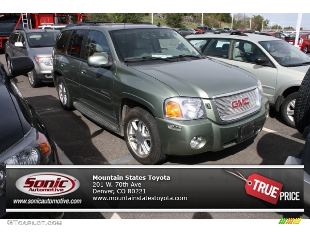 2006 Envoy Denali 4x4 - Emerald Green Metallic / Light Gray photo #1