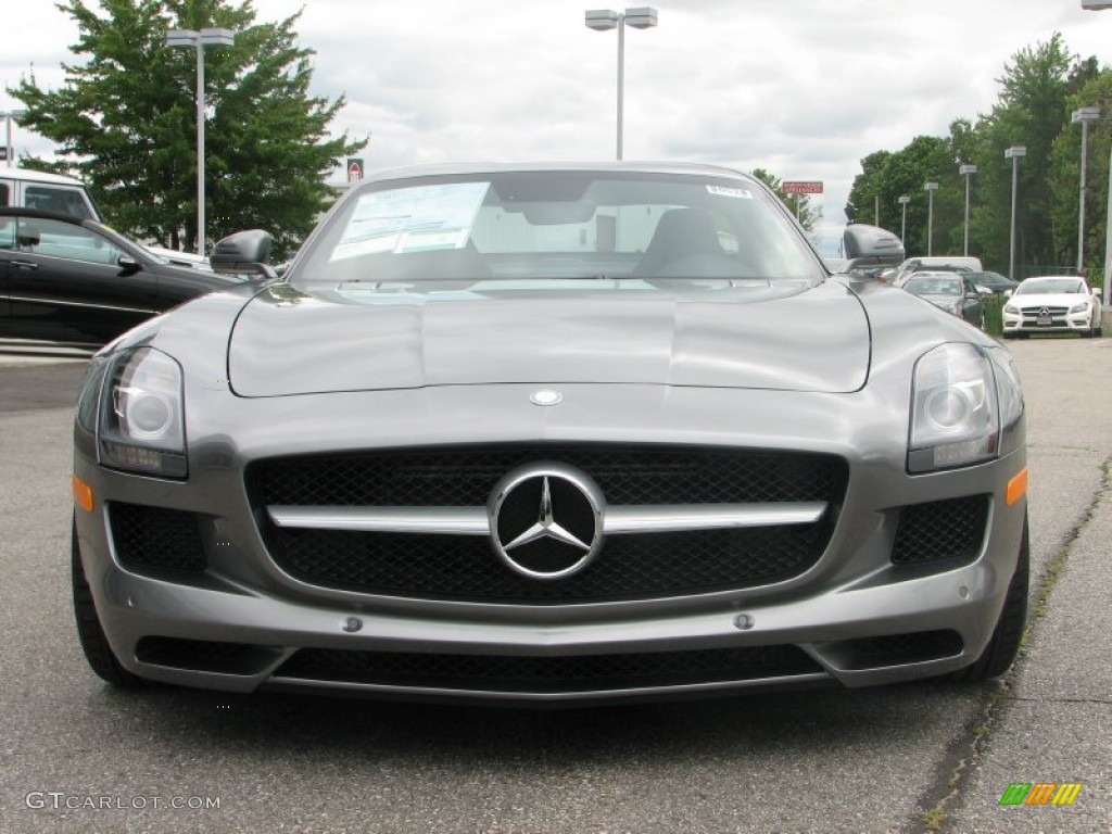 2012 SLS AMG - AMG Imola Grey Metallic / designo Black photo #3