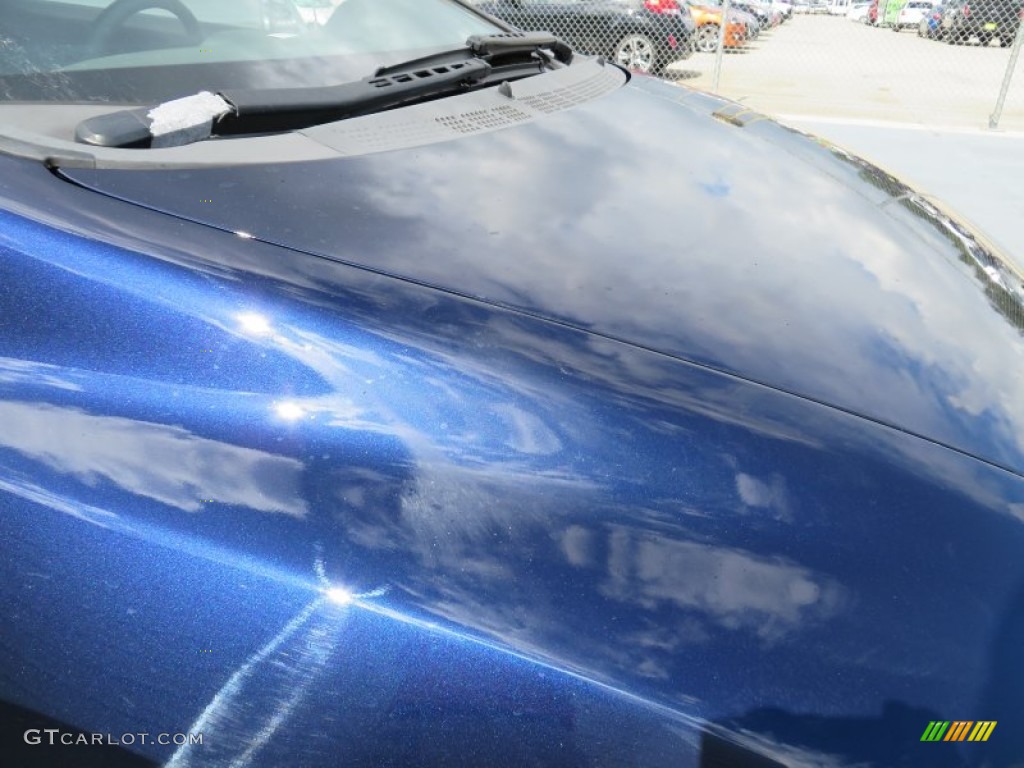 2007 Civic LX Coupe - Royal Blue Pearl / Gray photo #15