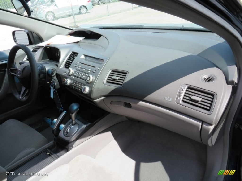 2007 Civic LX Coupe - Royal Blue Pearl / Gray photo #21