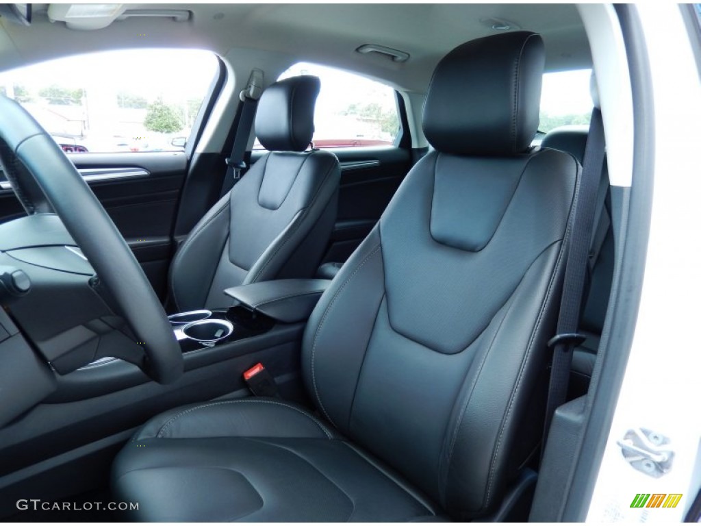 2013 Ford Fusion Energi Titanium Front Seat Photo #86325426