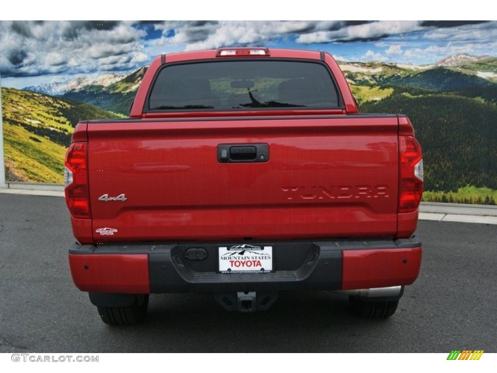 2014 Tundra Platinum Crewmax 4x4 - Barcelona Red Metallic / Black photo #4