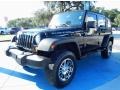 2008 Black Jeep Wrangler Unlimited Rubicon 4x4  photo #1