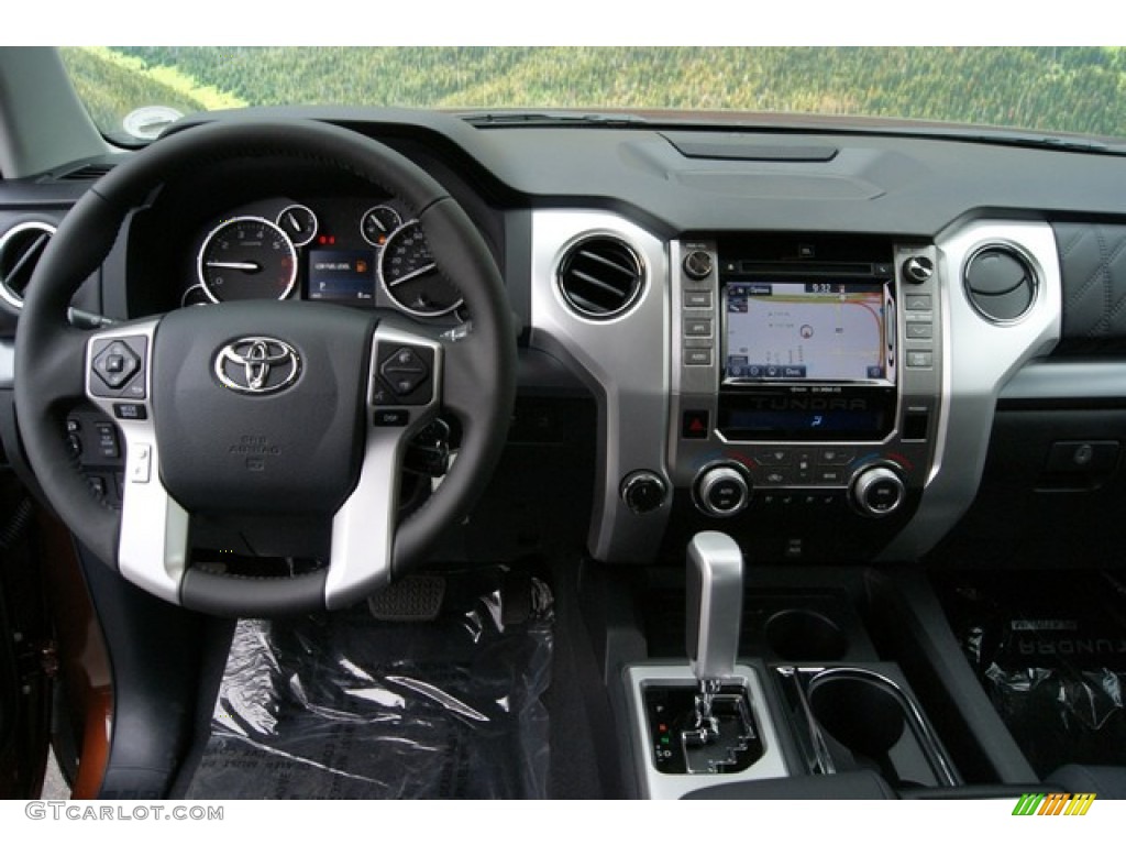 2014 Toyota Tundra Platinum Crewmax 4x4 Black Dashboard Photo #86325814