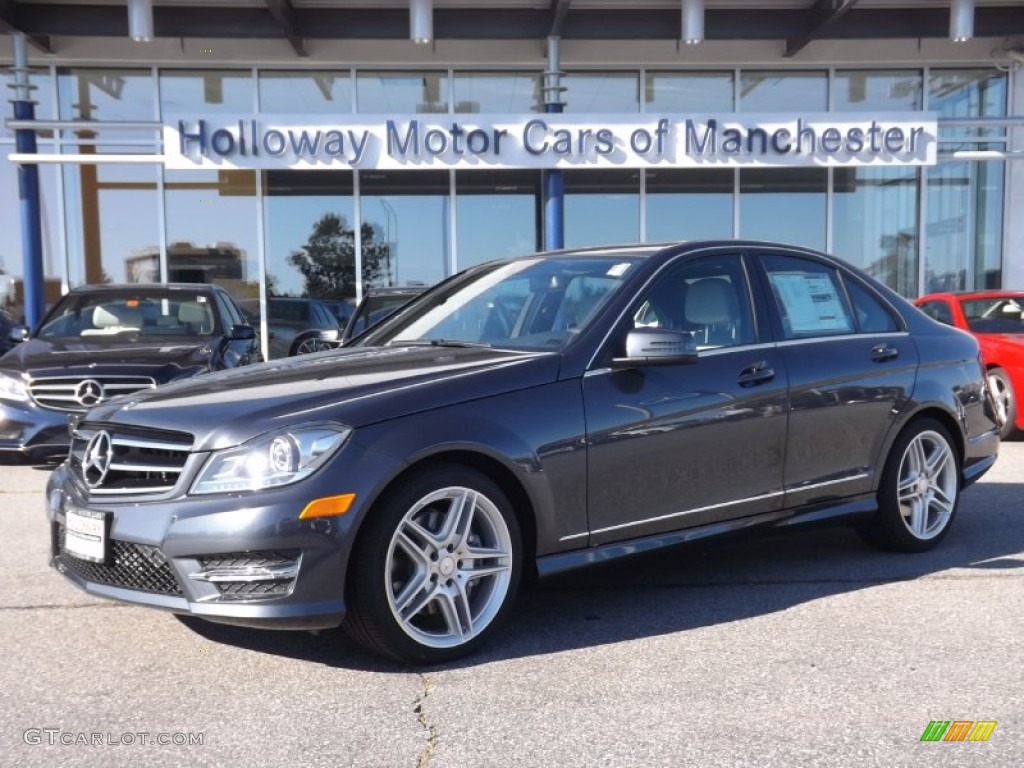 2014 C 300 4Matic Sport - Steel Grey Metallic / Ash/Black photo #1