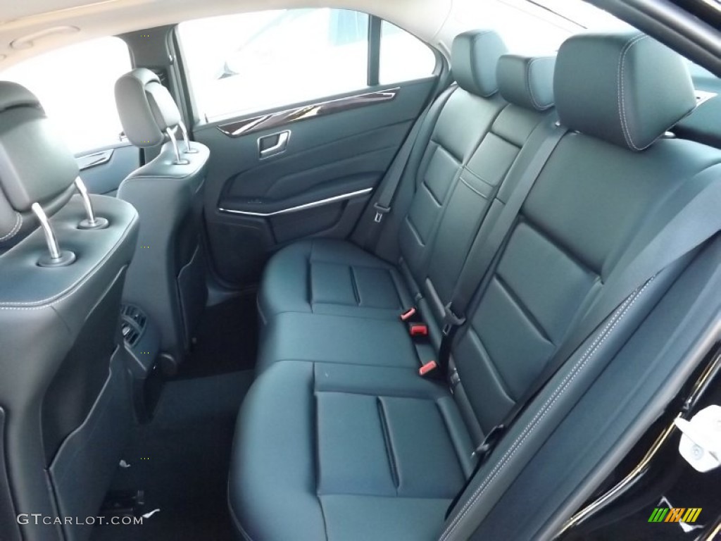 2014 E 350 4Matic Sedan - Black / Black photo #6
