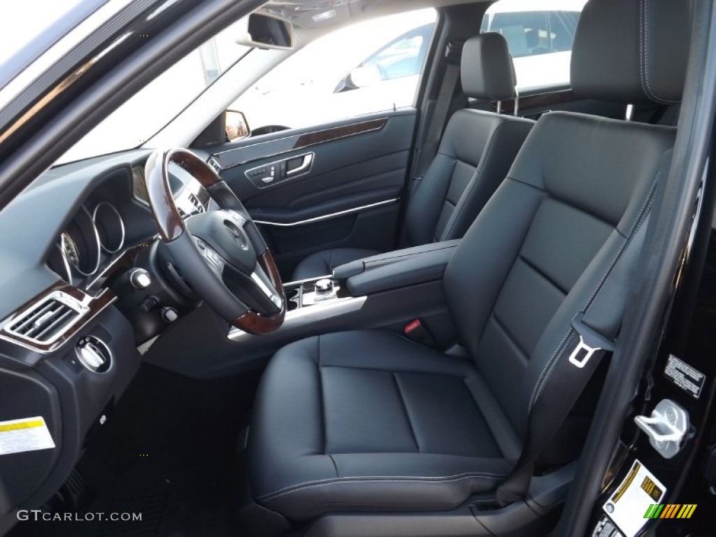 2014 E 350 4Matic Sedan - Black / Black photo #11