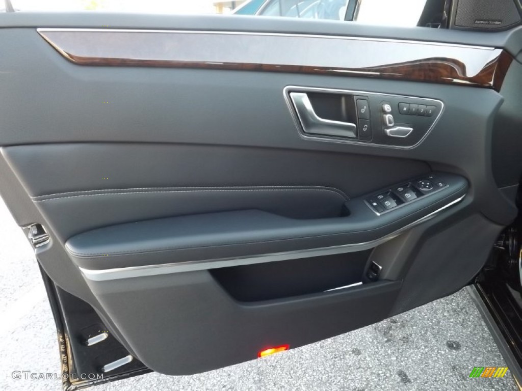 2014 E 350 4Matic Sedan - Black / Black photo #12