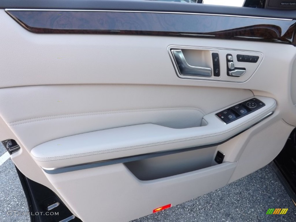 2014 E 350 4Matic Sedan - Black / Silk Beige/Espresso Brown photo #12