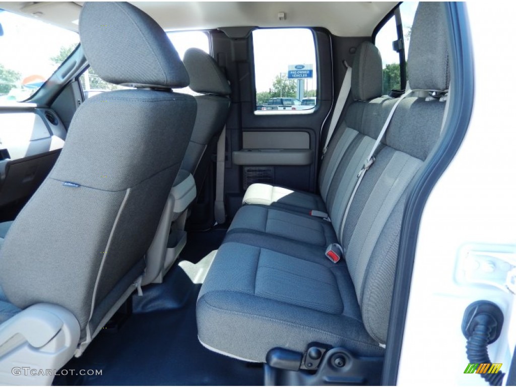 2010 F150 STX SuperCab 4x4 - Oxford White / Medium Stone photo #16