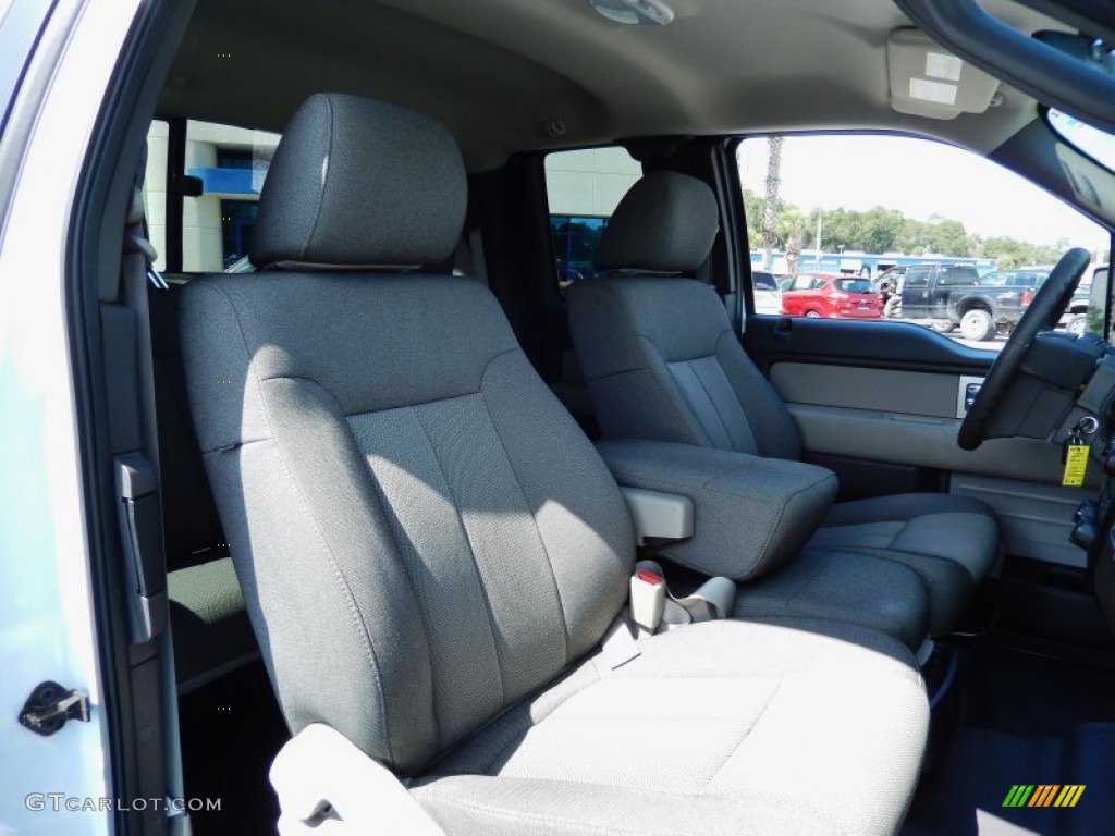 2010 F150 STX SuperCab 4x4 - Oxford White / Medium Stone photo #19