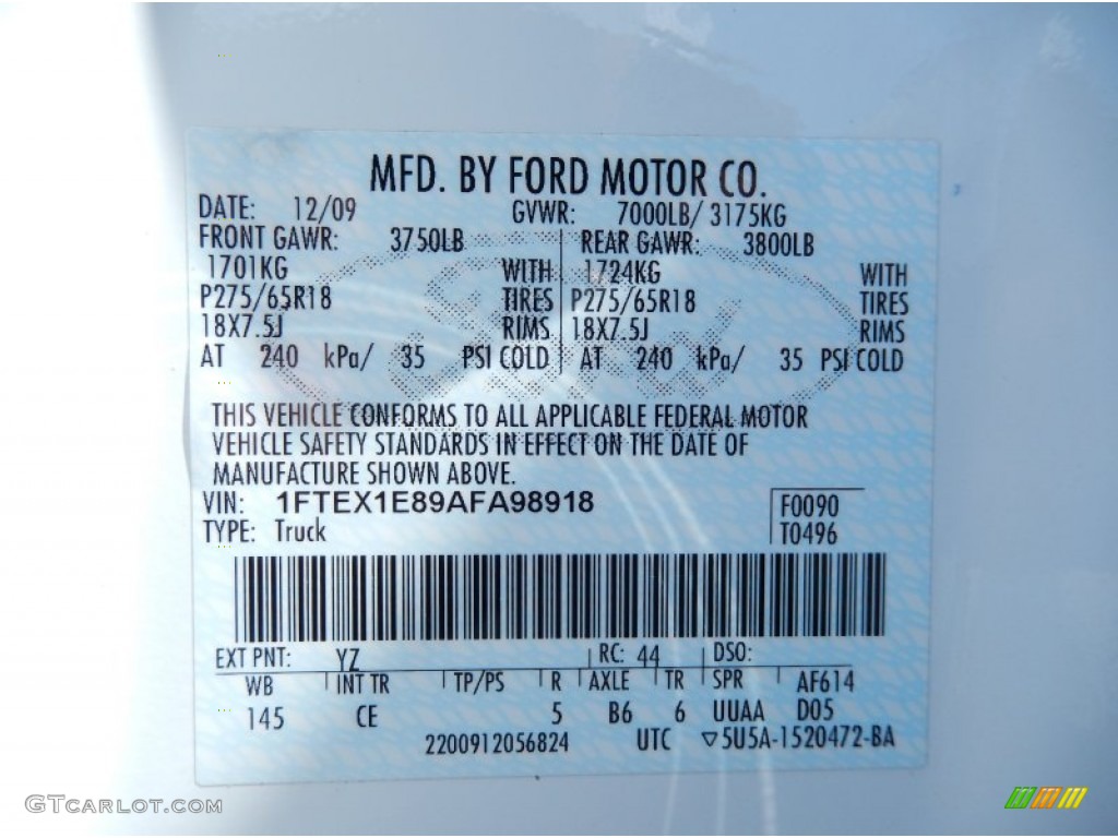 2010 F150 STX SuperCab 4x4 - Oxford White / Medium Stone photo #26